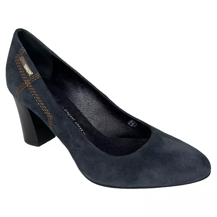 MARKO Juhla-avokkaat Sininen Mokkanahka - Naisten avokkaat - 131203 - 1