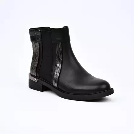 MARKO BRAVO Nilkkurit Musta Nahka - Naisten nilkkurit - 712084 - 1