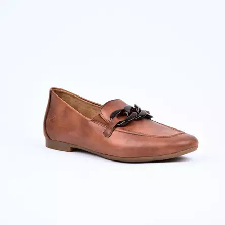 REMONTE Loaferit Ruskea Nahka - Naisten nauhattomat kävelykengät - D0K00-24 - 1