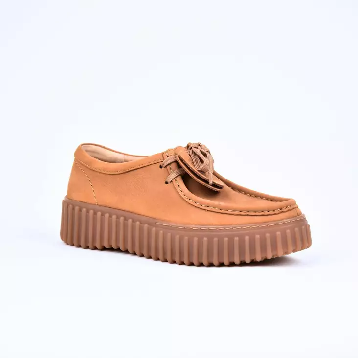 CLARKS Torhill Bee Kävelykengät Ruskea Nahka - Naisten nauhalliset kävelykengät - 261-72084 - 1