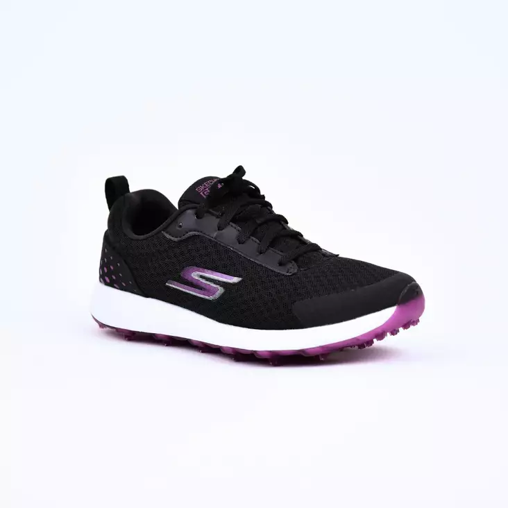 SKECHERS GoGolf Water Repellent Musta/Violetti Tekstiili - Naisten tennarit ja lenkkarit - 17004 - 1