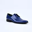 TOPMAN Juhlakengät Sininen Lakerinahka - Miesten pukukengät - 10721-85 - 1