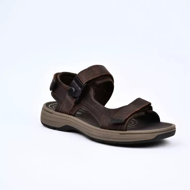 Clarks Saltway Sandaalit Ruskea Nahka - Miesten sandaalit - 26176905 - 1