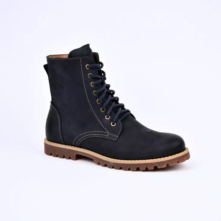 MARKO Nilkkurit Sininen Nahka - Miesten nilkkurit - 26025 - 1