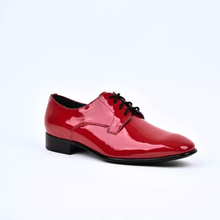 TOPMAN Juhlakengät Punainen Lakerinahka - Miesten pukukengät - 10770-95 - 1