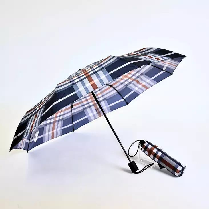 LASESSOR Sateenvarjo Ruutu Navy - Sateenvarjot - 8775-916 - 1