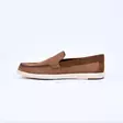 CLARKS Bratton Loaferit Dark Tan Nubuk - Miesten kävelykengät - 26172447 - 2