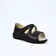 PODOWELL Gema Sandaalit Musta Nahka - Naisten erikoislestiset kengät - 0773-132-2-377 - 1