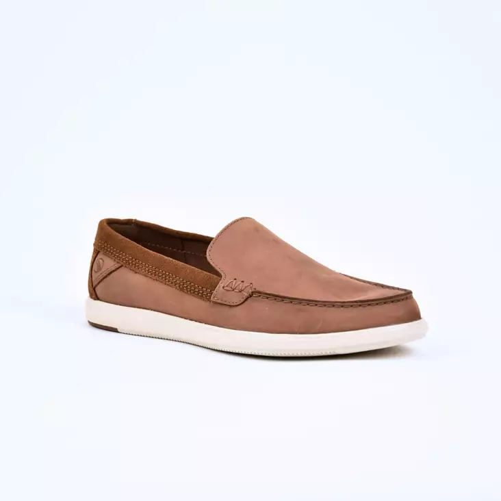 CLARKS Bratton Loaferit Dark Tan Nubuk - Miesten kävelykengät - 26172447 - 1