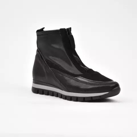 GABOR Nilkkurit Musta Nahka - Naisten nilkkurit - 36.450.37 - 1