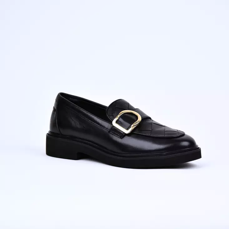 CLARKS Splend Penny Loaferit Musta Nahka - Naisten nauhattomat kävelykengät - 26176778 - 1