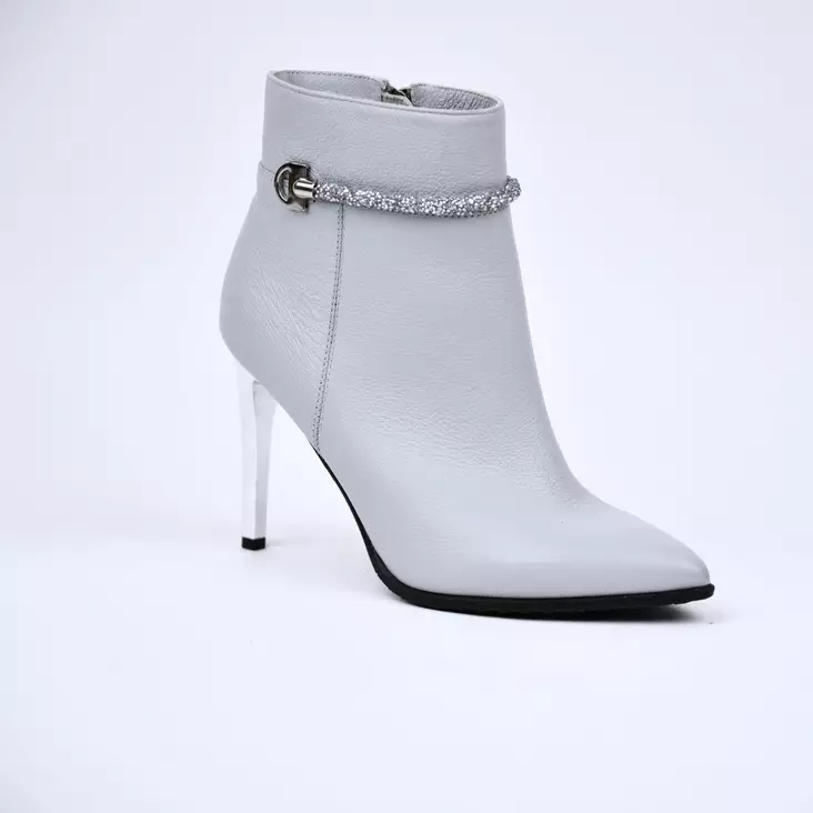 MARKO Juhla-Nilkkurit Nahka - Naisten korkeakorkoiset nilkkurit - 12548 - 1