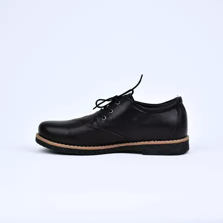 ANDREA CONTI Kävelykengät Musta Nahka - Naisten nauhalliset kävelykengät - 0342801-1109 - 2