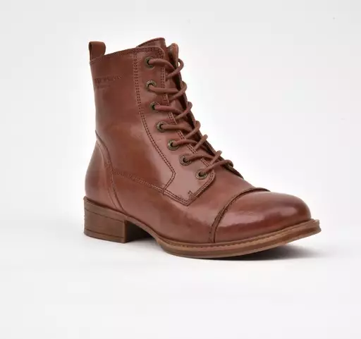 TEN POINTS Pandora 60003 Nilkkurit Cognac Nahka Villavuori - Naisten talvikengät - 60003-319 - 1