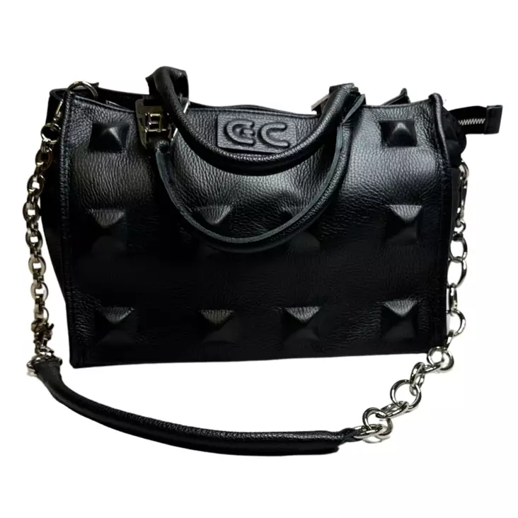 ELISA CAVALETTI Käsilaukku Musta Nahka - Laukut - ELW230686500-Musta - 1