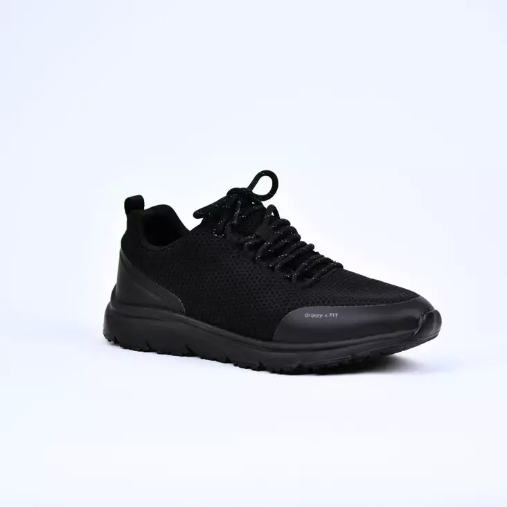 OIVIO FIT Kävelykengät Musta Tekstiili - Naisten nauhalliset kävelykengät - 8215-002B-NA - 1