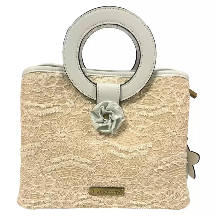LAURA VITA Alisa 02 Käsilaukku Vaalea - Laukut - HM2022-2B-BLANC - 1