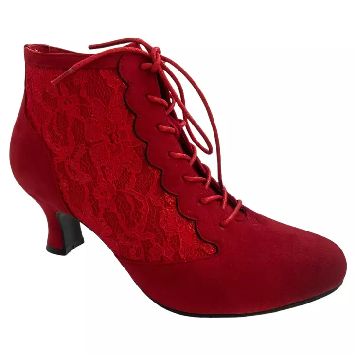 CHANTANA Juhlanilkkurit Punainen Tekstiili - Naisten korolliset kävelykengät - 2193-26181-RED - 1