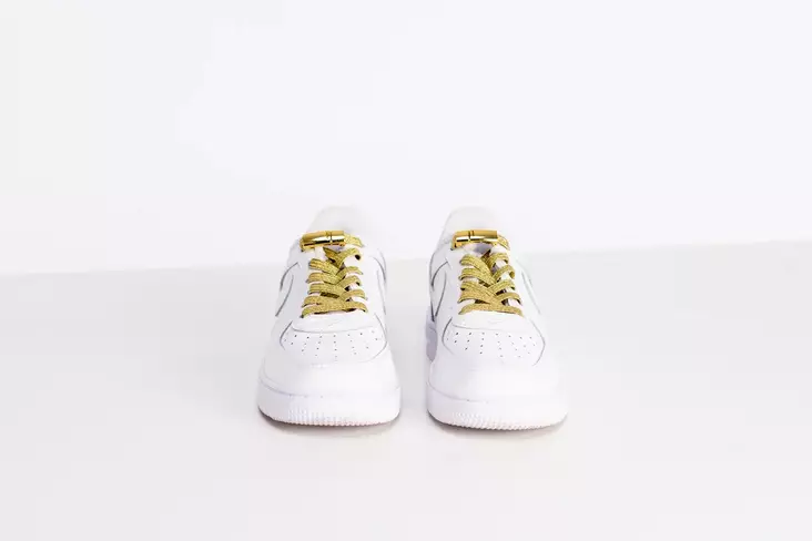 EEZY BEEZY Venyvät Kengännauhat Gold Glitter - Muut kenkätarvikkeet - 391-GOLD - 1