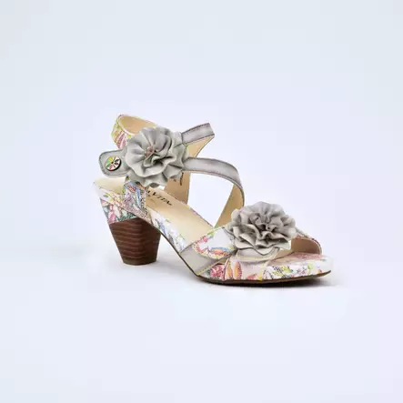 LAURA VITA Dacxo 25 Sandaletti Beige Nahka - Naisten juhlasandaalit - SL235-25-BEIGE - 1