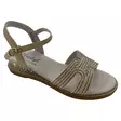 LAURA VITA Milao 16 Sandaalit Beige Nahka - Naisten juhlasandaalit - DJ0535-16-BEIGE - 1