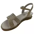 LAURA VITA Milao 16 Sandaalit Beige Nahka - Naisten juhlasandaalit - DJ0535-16-BEIGE - 2