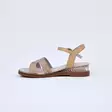 LAURA VITA Milao 16 Sandaalit Beige Nahka - Naisten juhlasandaalit - DJ0535-16-BEIGE - 2