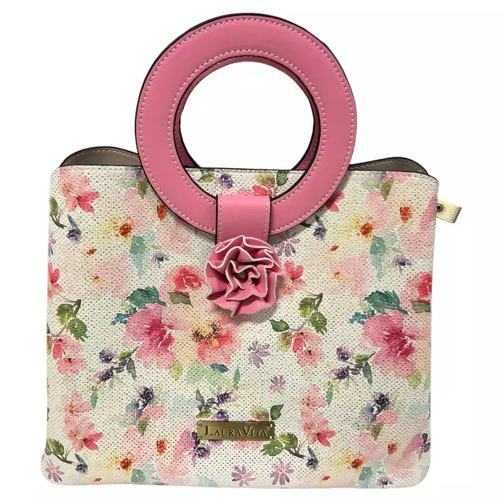 LAURA VITA Alisa 0224 Käsilaukku Roosa - Laukut - HM2022-2A-ROSE - 1