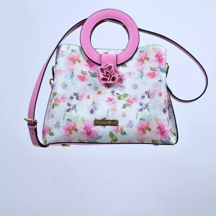 LAURA VITA Alisa 0224 Käsilaukku Roosa - Laukut - HM2022-2A-ROSE - 1