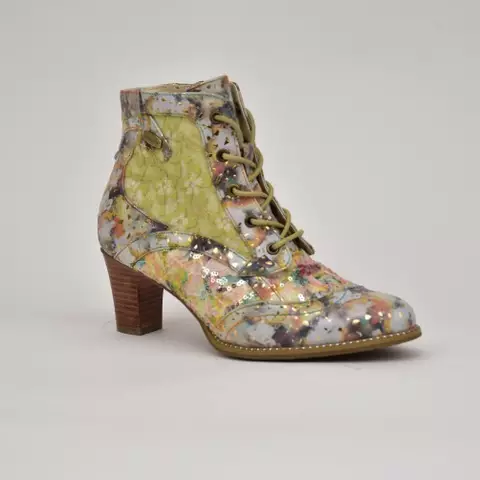 LAURA VITA Elcodieo 213 Nilkkurit Beige Tekstiili/Nahka - Naisten nilkkurit - SLA16021-3C-beige - 1