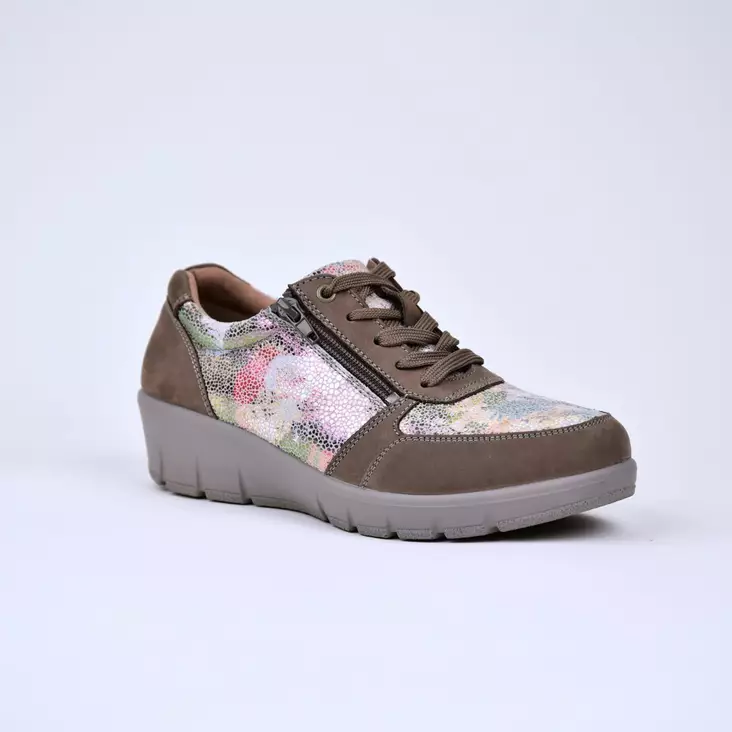 G-COMFORT Kävelykengät Taupe Fantasy - Naisten nauhalliset kävelykengät - 798-1TF - 1