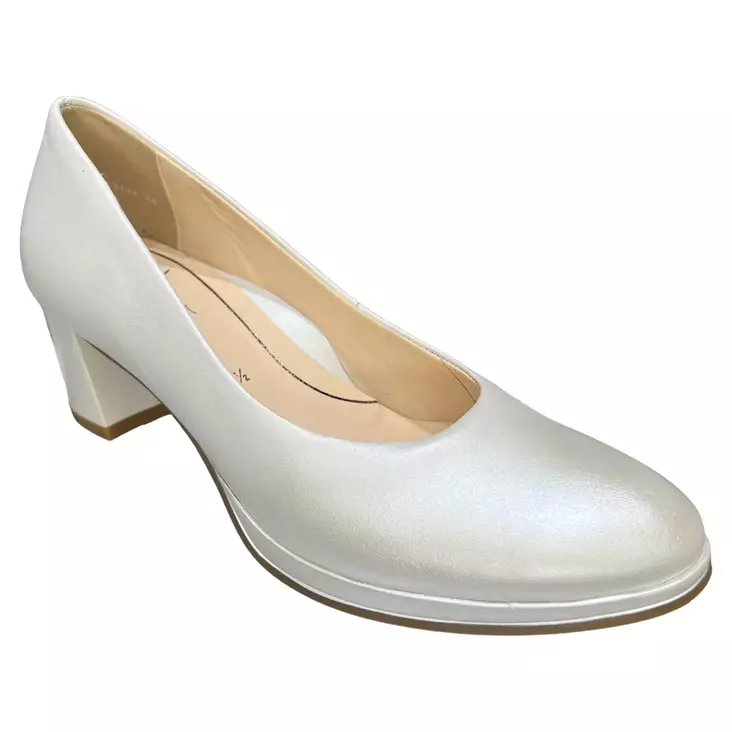 ARA Orly Juhla-avokkaat Valkoinen Nahka - Naisten juhlakengät - 12-13444-14G - 1