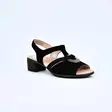 ARA Lugano-S Sandaalit Musta Mokkanahka - Naisten juhlasandaalit - 12-35730-01H - 1