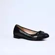 ARA Siena Ballerinat Kiiltävä Musta Nahka - Naisten avokkaat - 12-20601-01H - 1