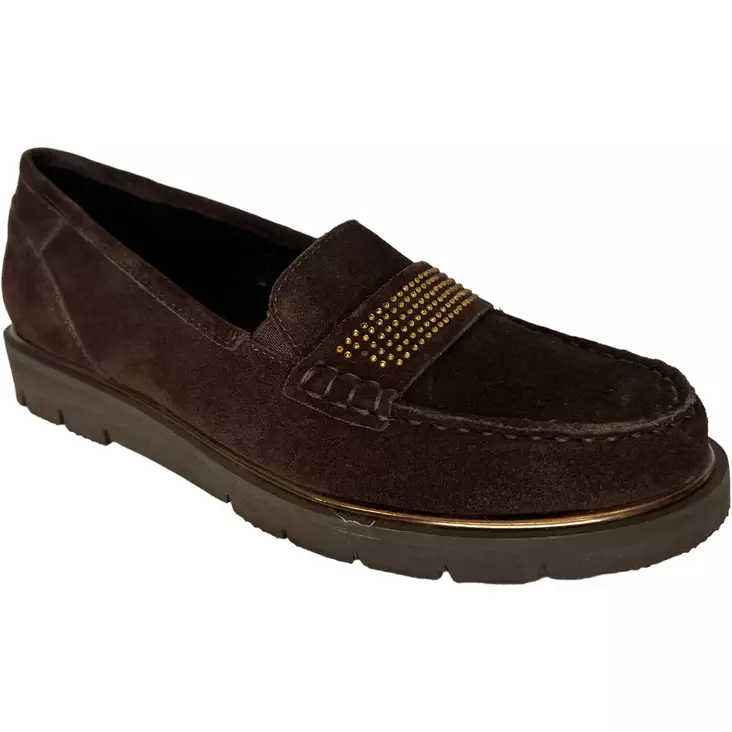 ARA Dallas Kävelykengät Ruskea Mokkaahka - Naisten nauhattomat kävelykengät - 12-34803-03H - 1