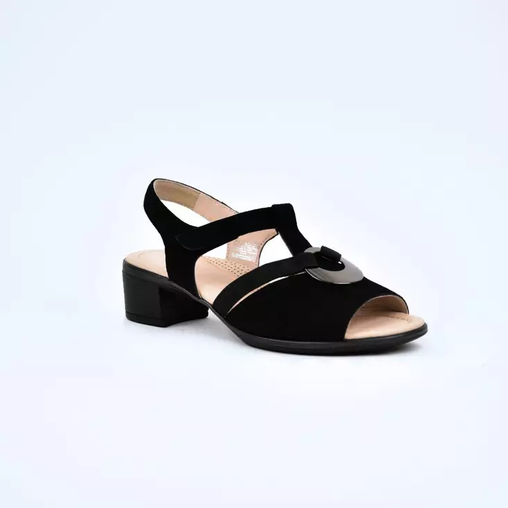 ARA Lugano-S Sandaalit Musta Mokkanahka - Naisten juhlasandaalit - 12-35730-01H - 1