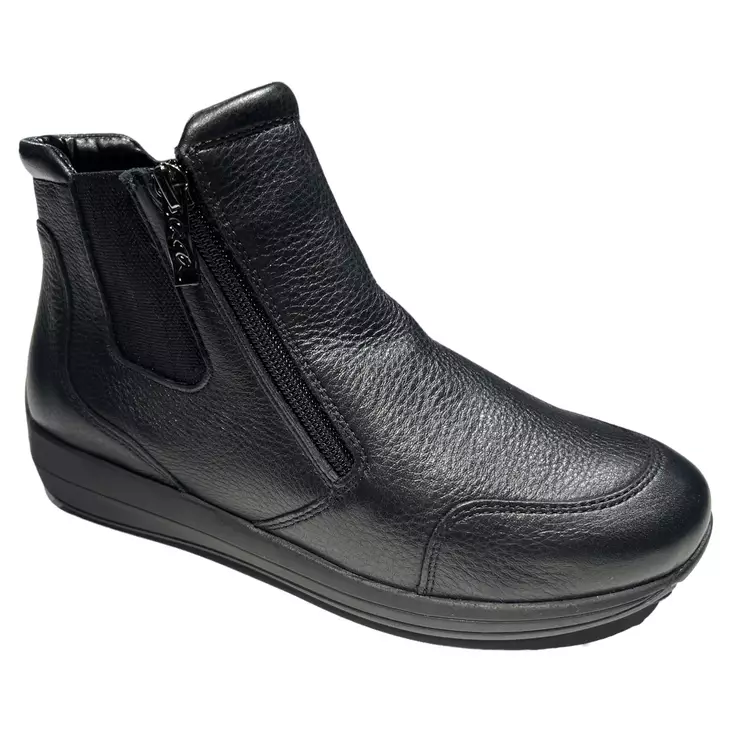 ARA Osaka Nilkkurit Musta Nahka - Naisten nilkkurit - 12-34581-01H - 1