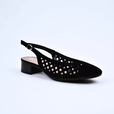 RIEKER Sling-Back-Avokas Musta - Naisten juhlakengät - 43457-00-I - 1