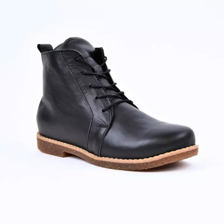 ANDREA CONTI Nilkkurit Musta Nahka Nahkavuori - Naisten nilkkurit - 0344523-002-I - 1