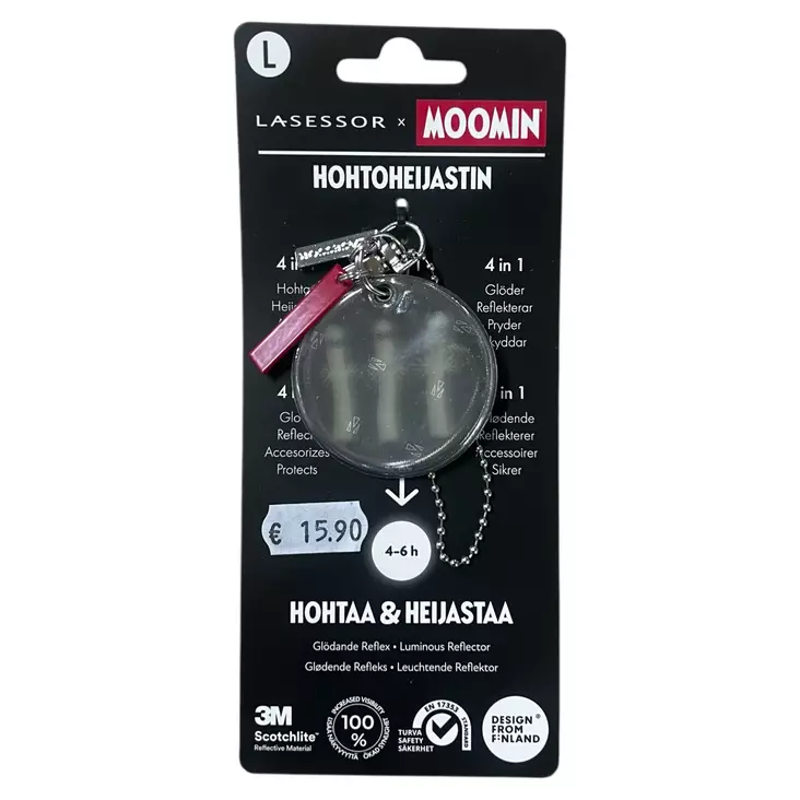 LASESSOR Muumi Hohtoheijastin 2 Hattivatit Musta - Muut asusteet - 2-Muumi - 1