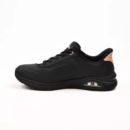 SKECHERS Arch Fit Uno-Relaxing Musta - Naisten tennarit ja lenkkarit - 190177-BBK - 2