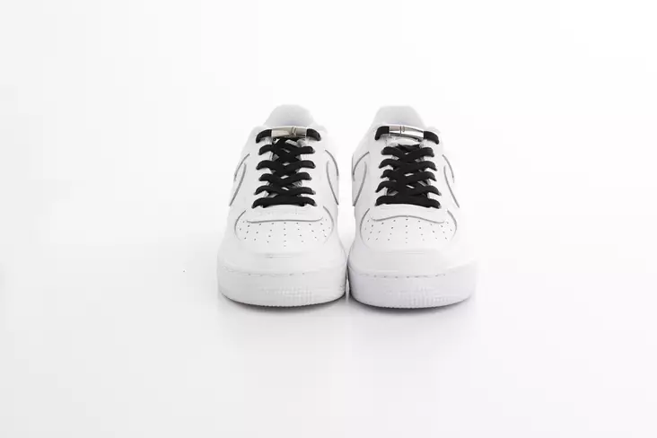 EEZY BEEZY Venyvät Kengännauhat Black/Silver - Muut kenkätarvikkeet - 209-BLACK - 1