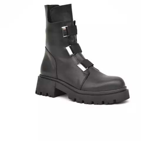 MAGO Nilkkurit Musta Nahka - Naisten nilkkurit - 205-1504-Black - 1