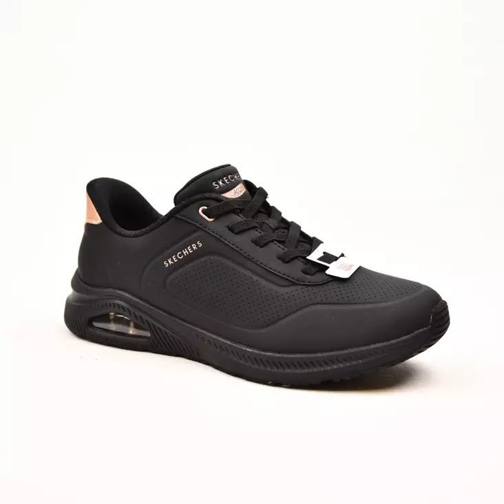 SKECHERS Arch Fit Uno-Relaxing Musta - Naisten tennarit ja lenkkarit - 190177-BBK - 1