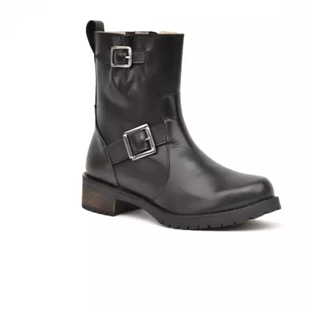 VINTRO Seikku Nilkkurit Musta Nahka - Naisten maiharit - 855-1-M - 1