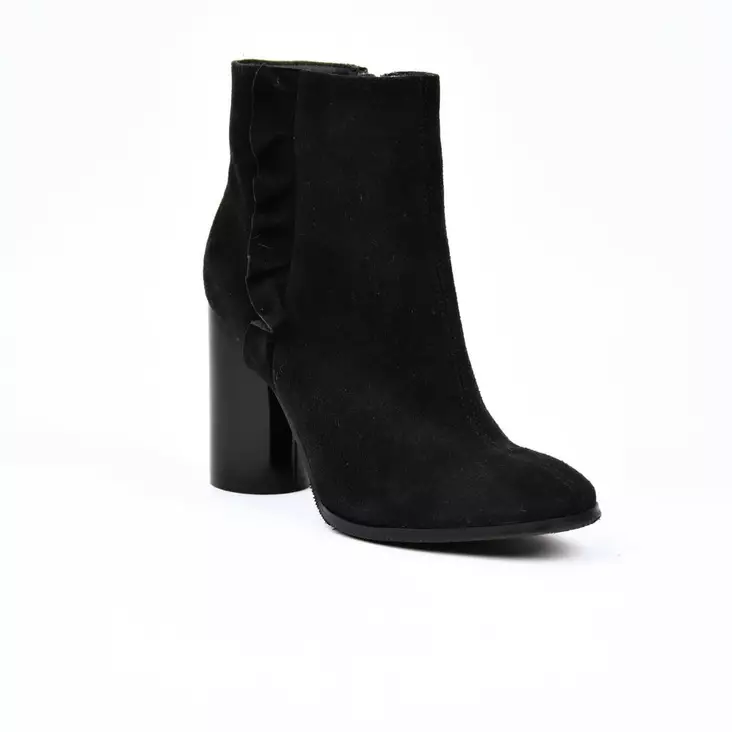 MARKO Juhla-Nilkkurit Mokkanahka - Naisten korkeakorkoiset nilkkurit - 12526-M - 1