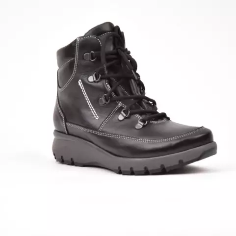 NATURA FINLAND Nilkkurit Musta Nahka - Naisten nilkkurit - 1575-M - 1