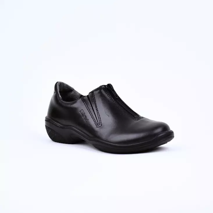 SIEVI Anja Kävelykengät Musta Nahka - Naisten nauhattomat kävelykengät - 21-32603-212-45M - 1