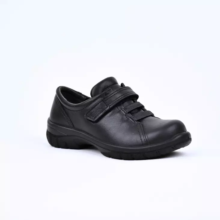 SIEVI Irene XL Kävelykengät Musta Nahka - Naisten nauhalliset kävelykengät - 20-32507-222-46M - 1