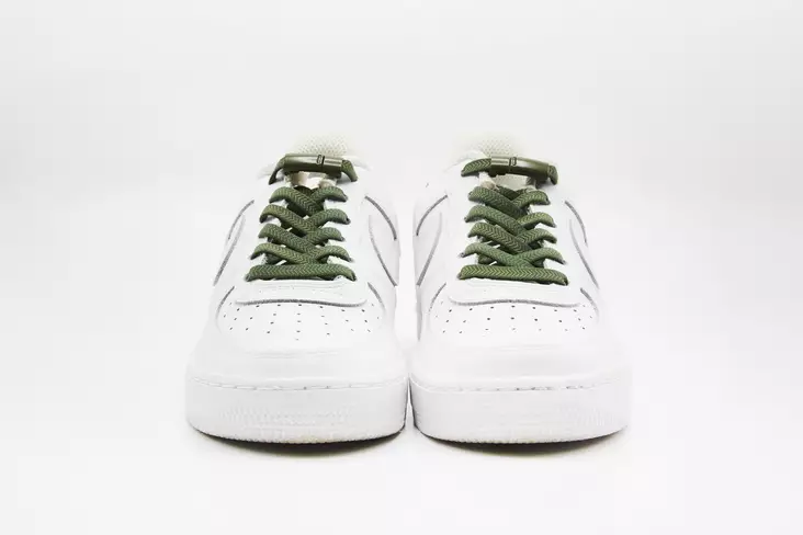 EEZY BEEZY Venyvät Kengätnauhat Neon Green/Heijastava - Muut kenkätarvikkeet - 322-GREEN - 1